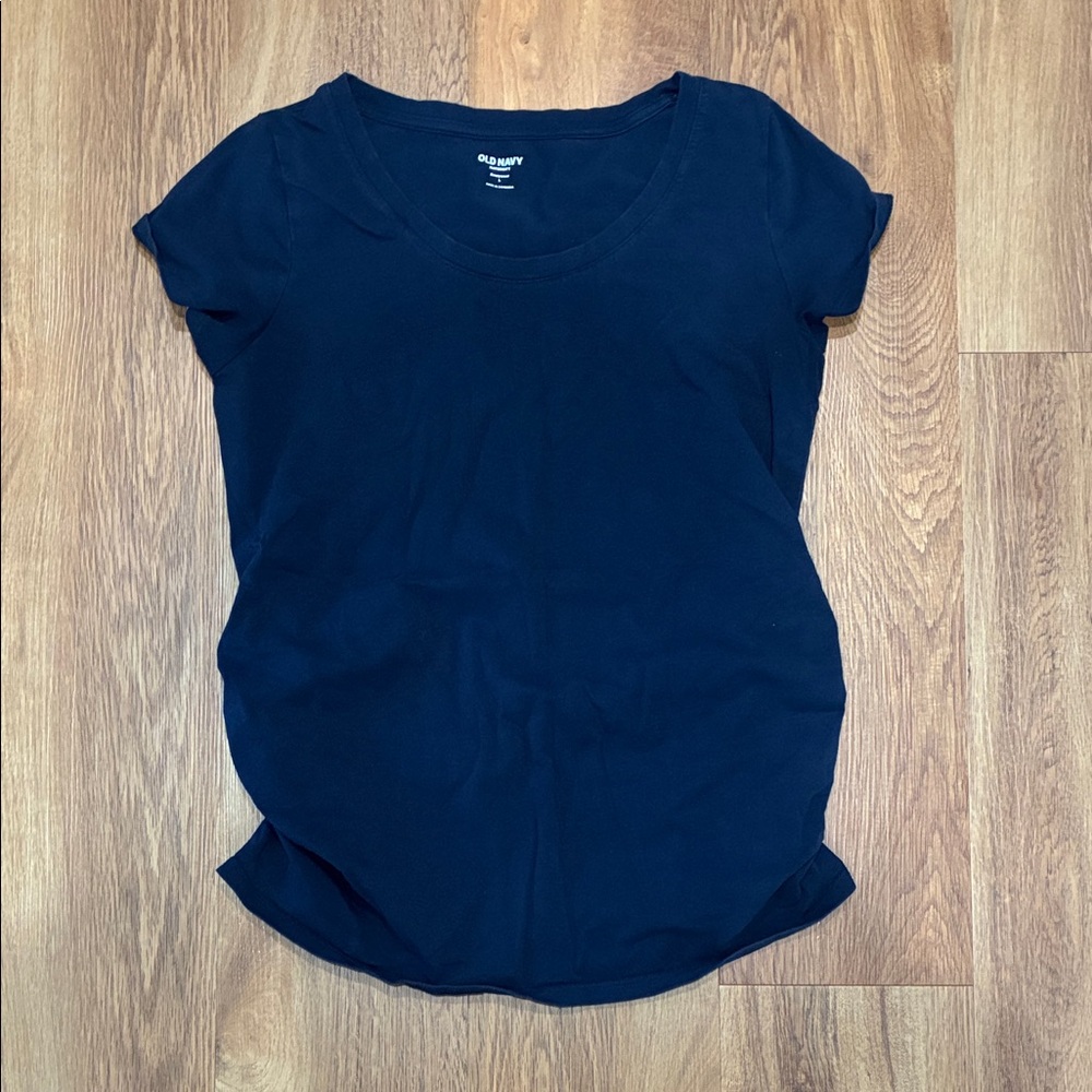 Old Navy Maternity Navy Short Sleeve Tee